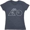 imageYoure Pointless Geometric Shapes Novelty Funny Abstract Design T ShirtHeather Navy