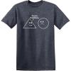 imageYoure Pointless Geometric Shapes Novelty Funny Abstract Design T ShirtHeather Navy