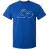imageYoure Pointless Geometric Shapes Novelty Funny Abstract Design T ShirtRoyal