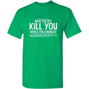 imageExcept for Bears Adult Humor Graphic Novelty Sarcastic Funny T ShirtIrish