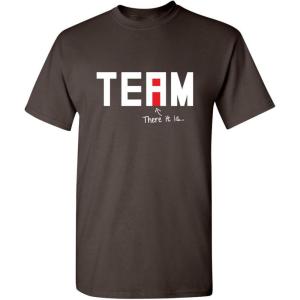 imageI Found The I in Team Sports Novelty Mens Graphic Sarcastic Funny T ShirtBrown