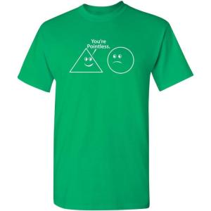 imageYoure Pointless Geometric Shapes Novelty Funny Abstract Design T ShirtIrish