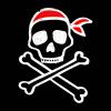 imagePirate T Shirts Costume Skull and Crossbones Halloween Graphic Tees for MenBlack2