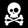 imagePirate T Shirts Costume Skull and Crossbones Halloween Graphic Tees for MenBlack9