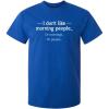 imageI Dont Like Morning People Graphic Novelty Sarcastic Funny T ShirtRoyal