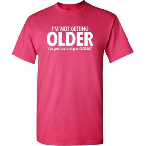imageBecoming A Classic Graphic Novelty Sarcastic Funny T ShirtPink