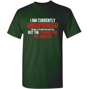 imageIm Currently Unsupervised Novelty Graphic Sarcastic Funny T ShirtForest