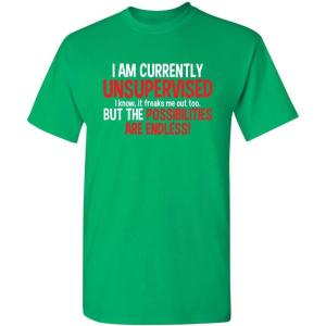 imageIm Currently Unsupervised Novelty Graphic Sarcastic Funny T ShirtIrish