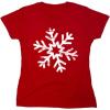imageChristmas Snowflake Novelty Xmas Graphic TShirtRed