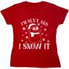 imageChristmas Snowflake Novelty Xmas Graphic TShirtRed10