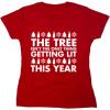 imageChristmas Snowflake Novelty Xmas Graphic TShirtRed13
