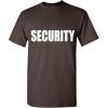 imageFeelin Good Tees Security Uniform TShirt for Work Concerts Events Job Staff T ShirtBrown