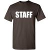 imageFeelin Good Tees Security Uniform TShirt for Work Concerts Events Job Staff T ShirtBrown