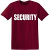 imageFeelin Good Tees Security Uniform TShirt for Work Concerts Events Job Staff T ShirtGarnet