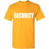 imageFeelin Good Tees Security Uniform TShirt for Work Concerts Events Job Staff T ShirtGold