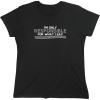 imageOnly Responsible for What I Say Graphic Novelty Sarcastic Funny T ShirtWms Black