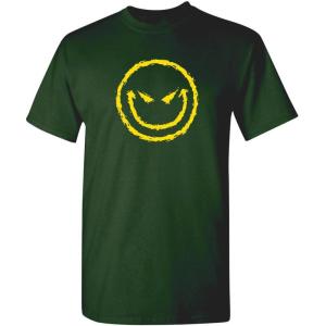 imageEvil Smile Face Graphic Novelty Sarcastic Funny T ShirtForest