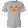 imageTeeth Pumpkin Emoticon Graphic Costume Funny Halloween TShirtSport Grey