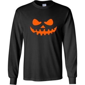imageTeeth Pumpkin Emoticon Graphic Costume Funny Halloween TShirtBlack Mls