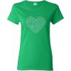 imageHeart Clovers Irish St Patricks Day Novelty Sarcastic Funny T ShirtIrish Wc
