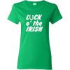imageLuck O The Irish St Patricks Day Novelty Sarcastic Funny T ShirtIrish Wc