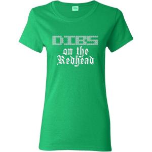 imageDibs On The Redhead St Patricks Day Novelty Sarcastic Funny T ShirtIrish Wc