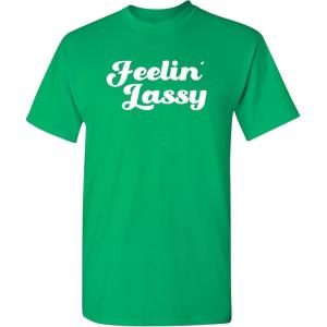 imageFeelin Lassy St Patricks Day Novelty Sarcastic Funny T ShirtIrish