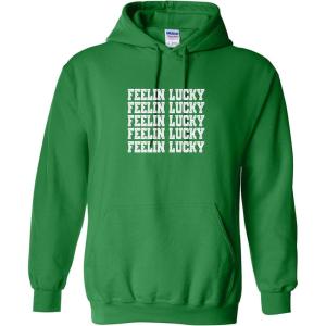 imageFeelin Lucky St Patricks Day Novelty Sarcastic Funny T ShirtIrish Hod