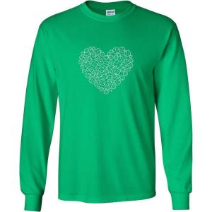 imageHeart Clovers Irish St Patricks Day Novelty Sarcastic Funny T ShirtIrish Mls