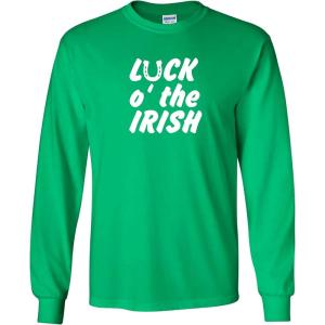 imageLuck O The Irish St Patricks Day Novelty Sarcastic Funny T ShirtIrish Mls
