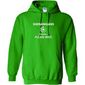 imageShenanigans Loading St Patricks Day Novelty Sarcastic Funny T ShirtIrish Hod