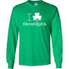 imageI Love Shenanigans St Patricks Day Novelty Sarcastic Funny T ShirtIrish Mls