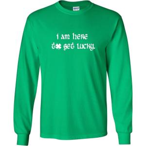 imageHow to Get Lucky St Patricks Day Novelty Sarcastic Funny T ShirtIrish Mls