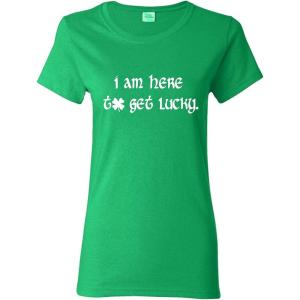 imageHow to Get Lucky St Patricks Day Novelty Sarcastic Funny T ShirtIrish Wc