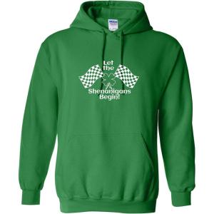imageShenanigans Begin St Patricks Day Novelty Sarcastic Funny T ShirtIrish Hod