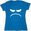 imageMad Smile Face Graphic Sarcastic Emoticon Funny T ShirtHeather Sapphire