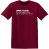 imageImmature A Word Boring People Humor Use Graphic Novelty Sarcastic Funny T ShirtGarnet