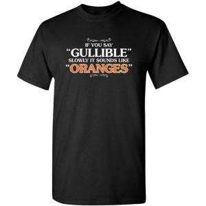 imageIt Sounds Like Oranges Adult Humor Mens Graphic Novelty Sarcastic Funny T ShirtBlack