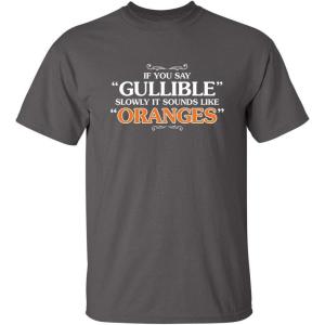 imageIt Sounds Like Oranges Adult Humor Mens Graphic Novelty Sarcastic Funny T ShirtCharcoal