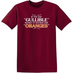 imageIt Sounds Like Oranges Adult Humor Mens Graphic Novelty Sarcastic Funny T ShirtGarnet