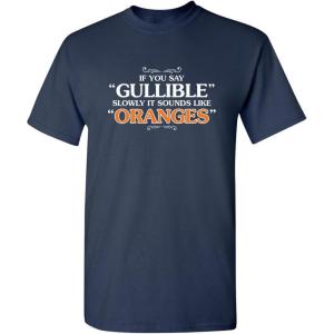 imageIt Sounds Like Oranges Adult Humor Mens Graphic Novelty Sarcastic Funny T ShirtNavy