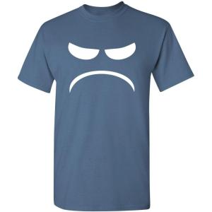 imageMad Smile Face Graphic Sarcastic Emoticon Funny T ShirtDusk