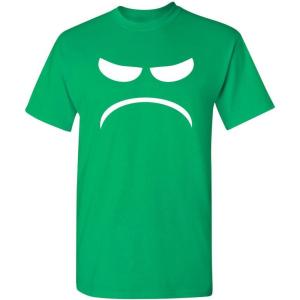 imageMad Smile Face Graphic Sarcastic Emoticon Funny T ShirtIrish