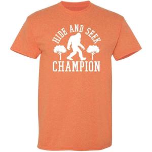 imageBigfoot Hide and Seek Champ Sarcastic Graphic Funny T ShirtSunset