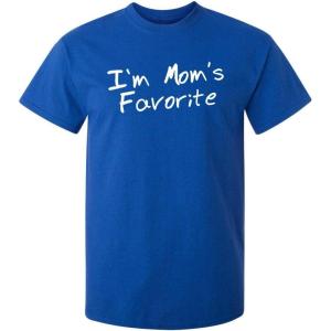 imageIm Moms Favorite Christmas Children Sibling Rivalry Funny T ShirtRoyal
