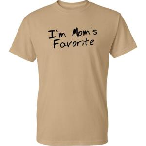 imageIm Moms Favorite Christmas Children Sibling Rivalry Funny T ShirtTan