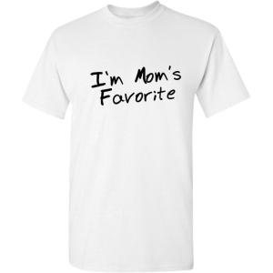 imageIm Moms Favorite Christmas Children Sibling Rivalry Funny T ShirtWhite
