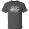 imageMy Personality with My Attitude Graphic Novelty Sarcastic Funny T ShirtCharcoal