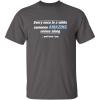 imageSomeone Awesome Comes Along Graphic Novelty Sarcastic Quote Funny T ShirtCharcoal