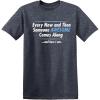 imageSomeone Awesome Comes Along Graphic Novelty Sarcastic Quote Funny T ShirtHeather Navy